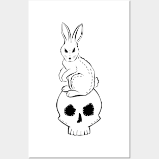 Stitchy Halloween Bunnies Posters and Art